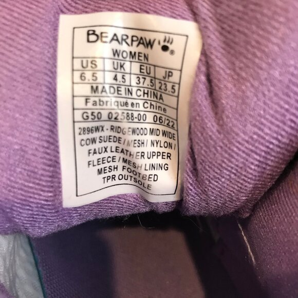 BEARPAW RIDGEWOOD MID HIKER WOMENS SHOE SIZE 6.5 - Picture 3 of 7